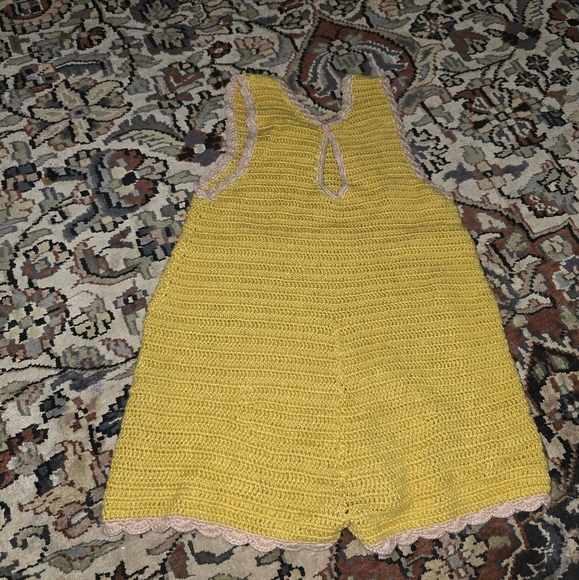 Zara Crochet Knit 2-Toned Playsuit - Picture 4 of 5